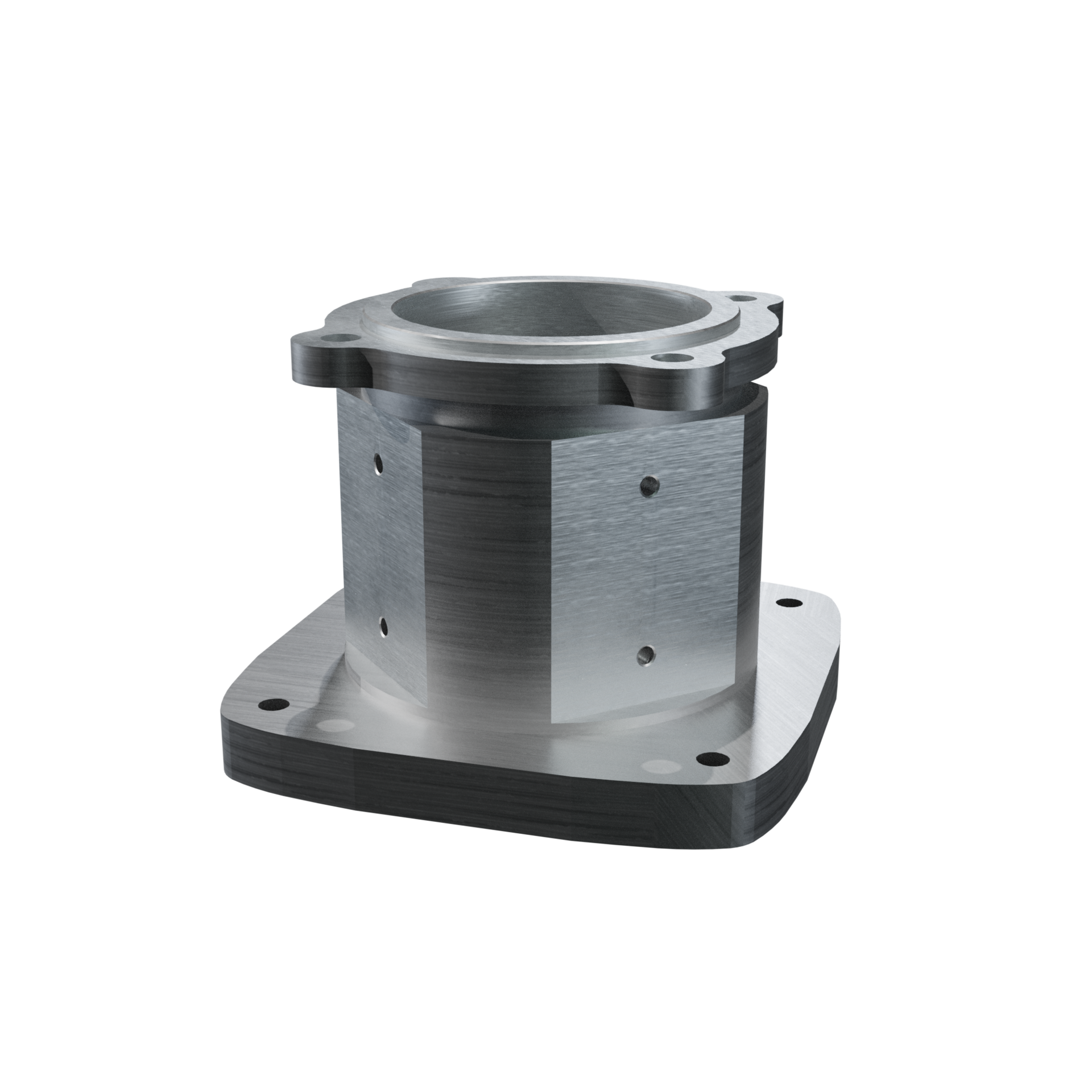 Gewalztes Halbzeug Machining or metal cutting with low material utilization.